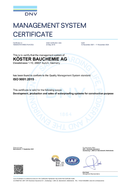 ISO 9001 Quality Management