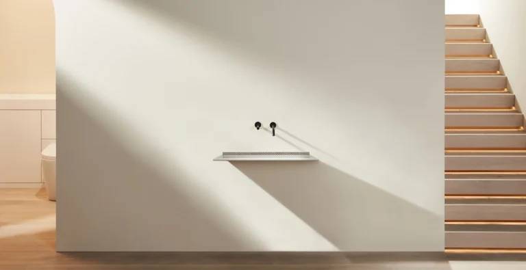 The Aerofoil Washplane - Wall-mounted Multi-User Washbasin