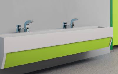 Washtrough for Schools (Cantilever Brackets)