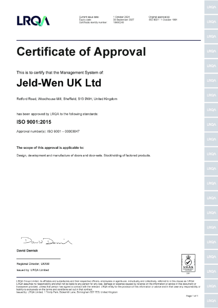 Certificate of Approval cdfa