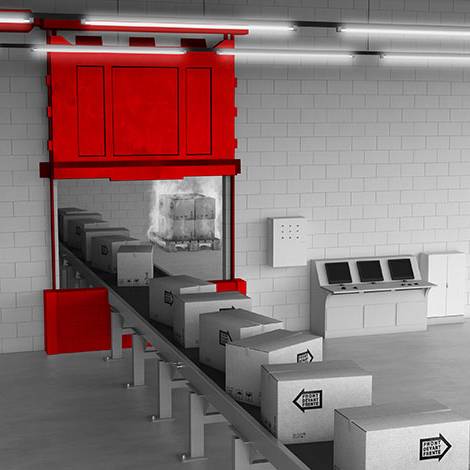 Stöbich System: ECClos®-S - Conveyor Fire Protection System