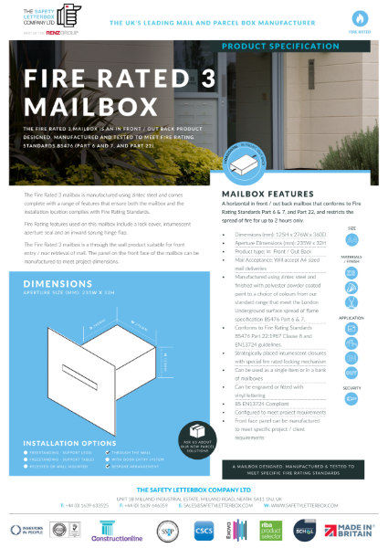 FR3 Mailbox Specification