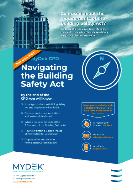 MyDek CPD - Navigating the Building Safety Act