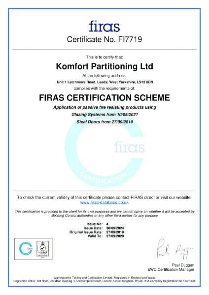 FIRAS Certification Scheme 