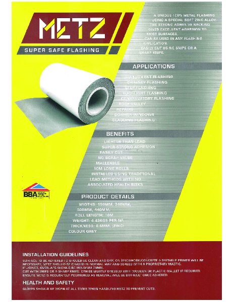 Metz Flashing Data Sheet