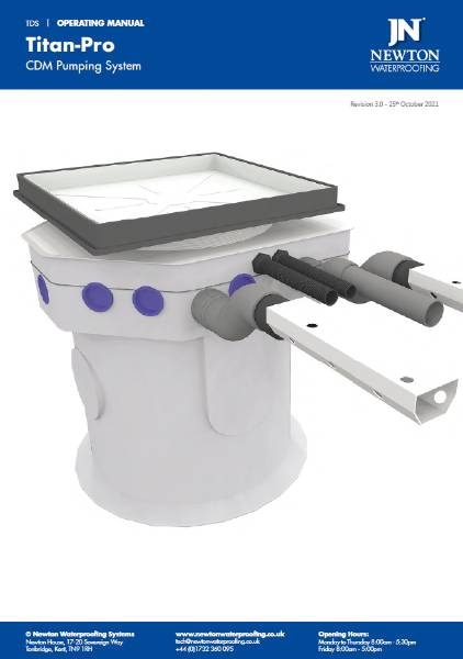 Newton Titan Pump - Operating Manual