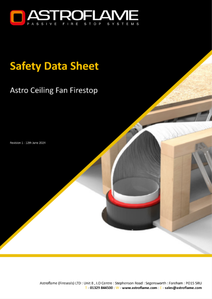 Astro Ceiling Fan Firestop (SDS)