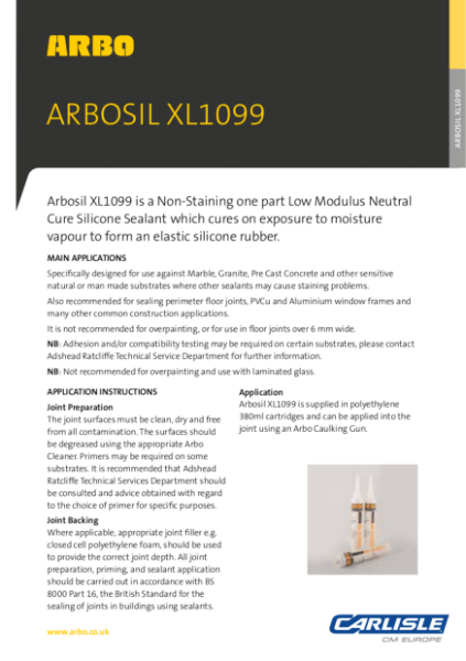 ARBOSIL XL 1099 Data Sheet