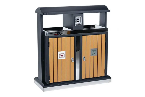 Utendørs Beholder til Selektiv Sortering - 2*50l - Vepabins