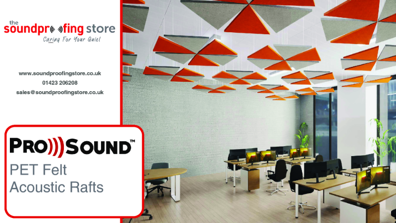 ProSound PET Felt Ceiling Rafts - Product Data Sheet