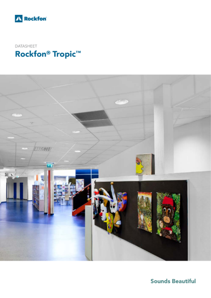 Rockfon Tropic - Product Data Sheet