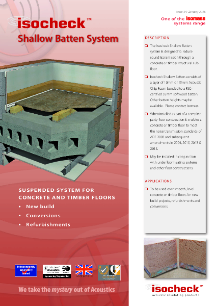 Isocheck Shallow Batten - Data Sheet v3.9