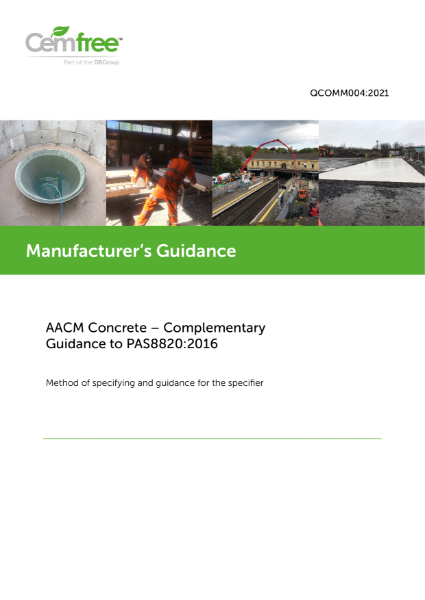 Cemfree Specification Guide - Manufacturer's Guidance