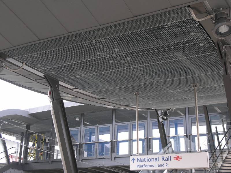 Soffit Panels, Screening and Barrier Fence at Abbey Wood Station