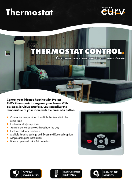 Elegance Range Infrared Thermostat