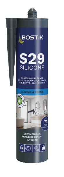 Bostik Professional S29 - Glazing Silicone Sealant - Acetoxy Silicone