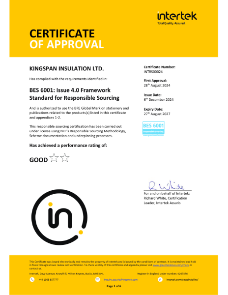 Certificate of Approval cdfa