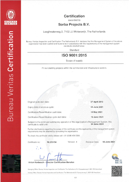 Sorba ISO 9001