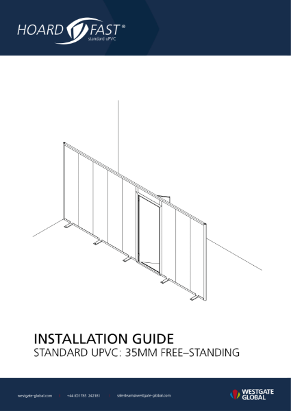 Hoardfast uPVC 35mm Fitting Instructions