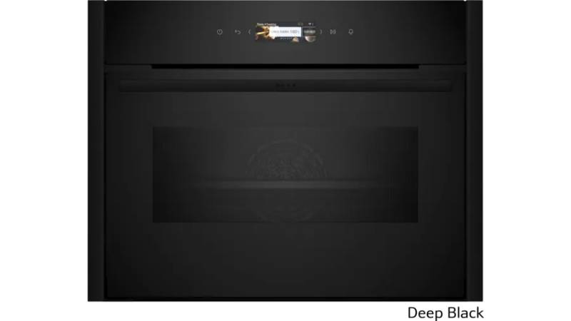 NEFF Compact 45cm ovens with Microwave Black trim
