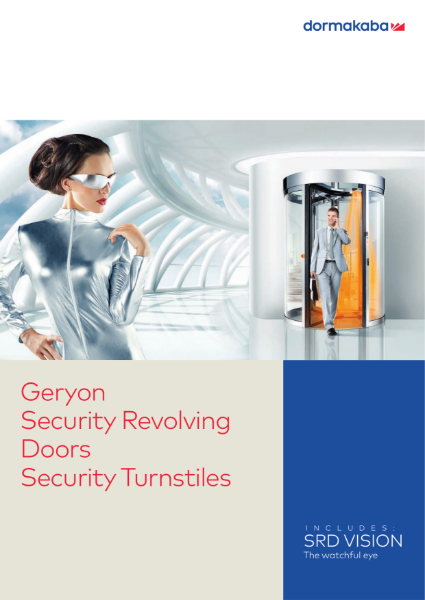 Geryon security revolving doors and security turnstiles