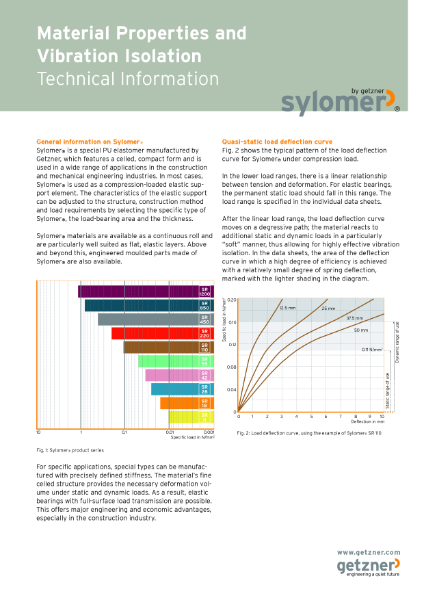 Sylomer® Brochure Material Properties and Vibration Isolation EN