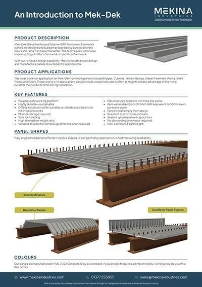 Mek-Dek Technical Data Sheet