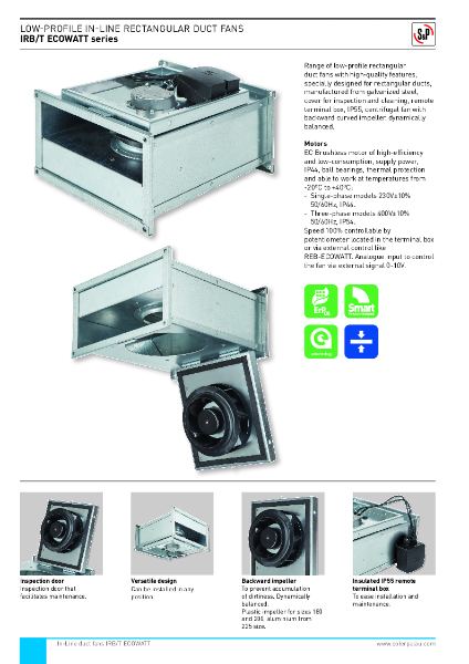 IRB/IRT ECOWATT Catalogue