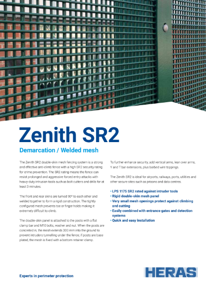 Welded Mesh SR2 Fence