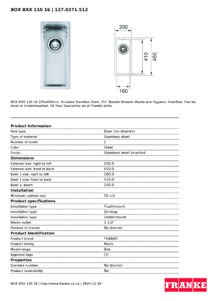 Product Sheet 127.0371.512