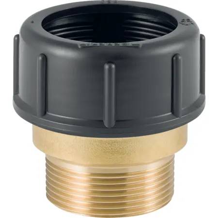 Geberit HDPE Straight Adaptor With Male Thread And Compression Joint