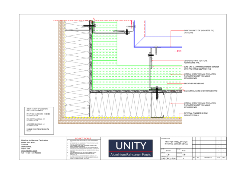 Unity A1 DF-05 Technical Drawing
