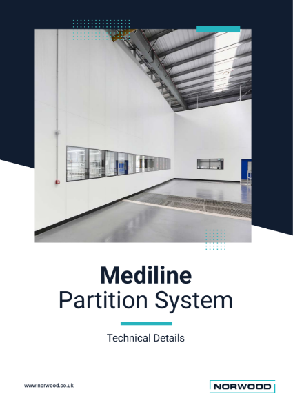 Norwood Medliline Partitions Data Sheet