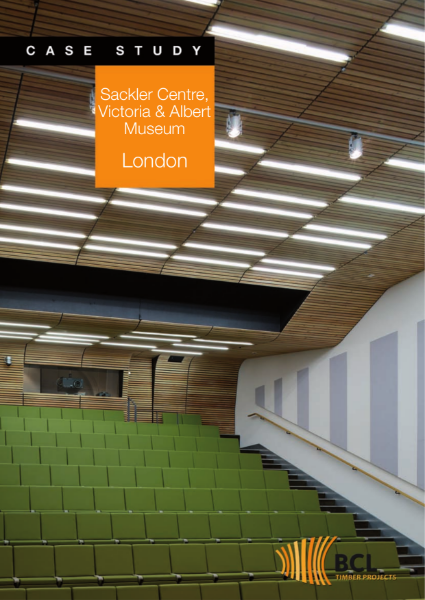 V&A Acoustic Wood Ceiling System