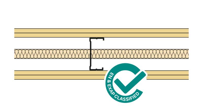 Siniat Single Frame Metal Stud Partition CS90R-212Un-25G - Metal Stud Partitioning