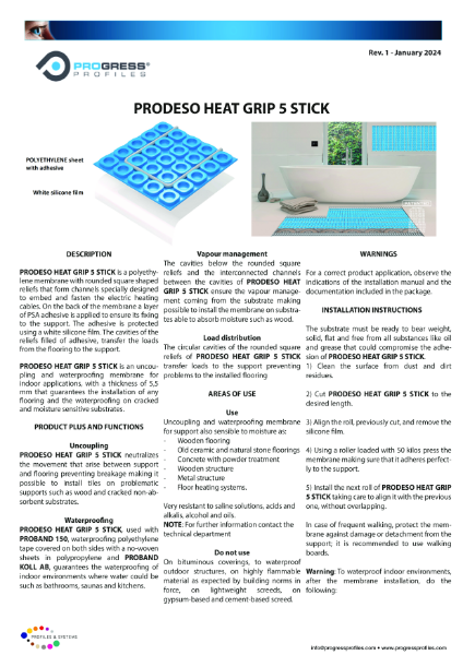 Prodeso Heat Grip 5 Stick