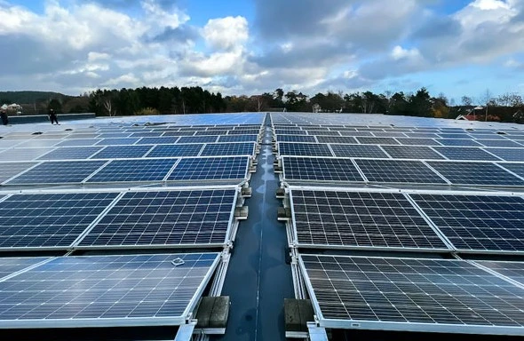 Solceller på Nærings- og Industribygg - Solceller