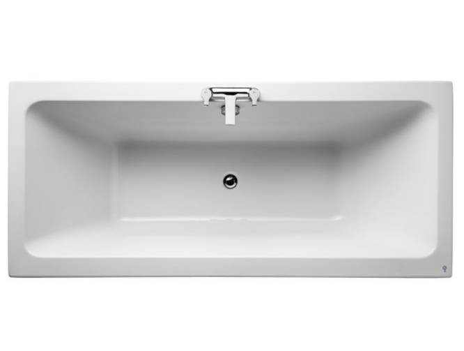 Tempo Cube Idealform Double-Ended 170 x 75 cm Bath, No Handgrips No Tapholes