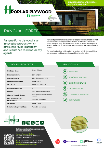 H Poplar Plywood - Pangua-Forte