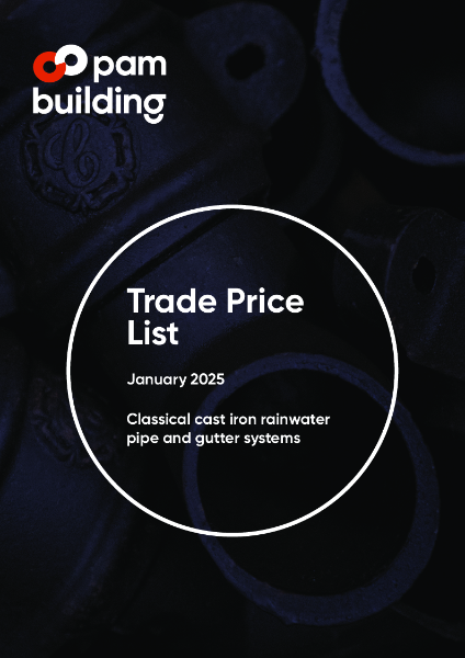 Classical Rainwater Trade Price List