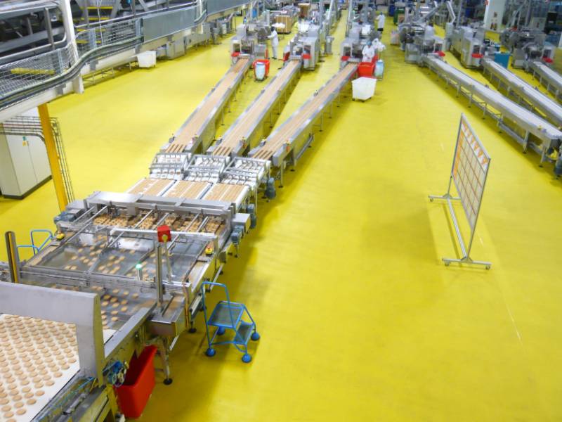 Biscuit factory use FasTop TG69 flooring solution