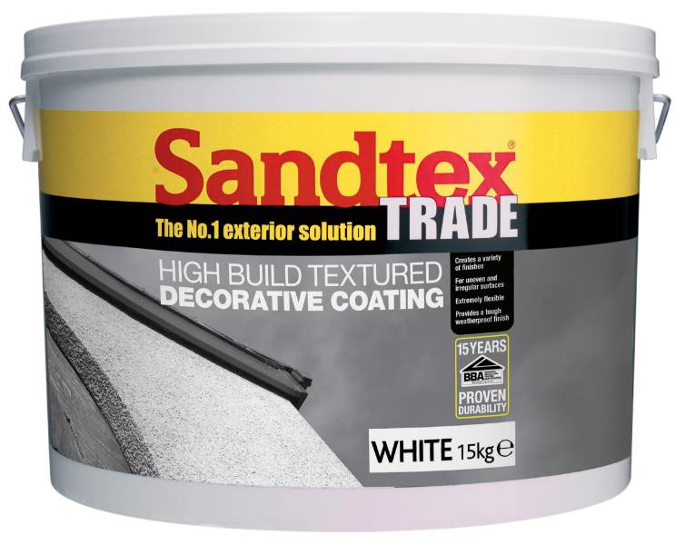 Crown Trade Sandtex Trade High Build - Masonry coating