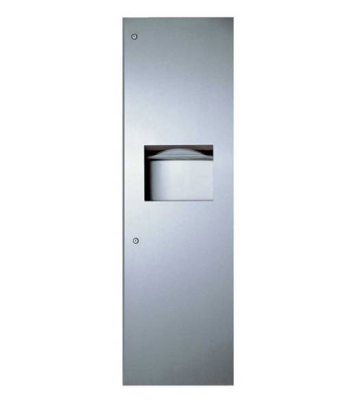 Recessed Paper Towel Dispenser/ Waste Receptacle B-39003