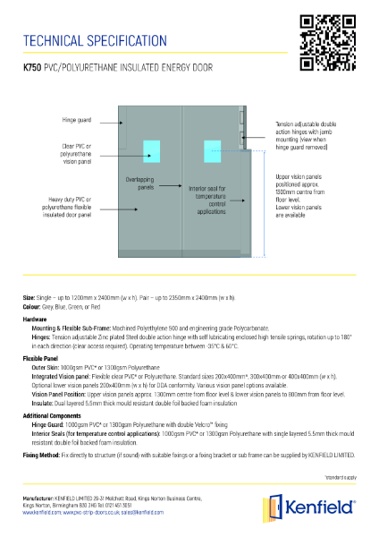 K750 Technical Specification