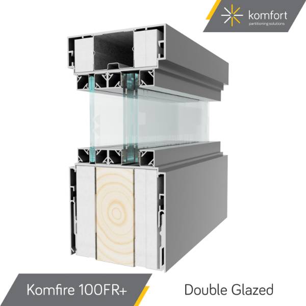 Komfort | Komfire 100FR+ | 30/0-60/0 Fire Rated Solid & Glazed Partitioning