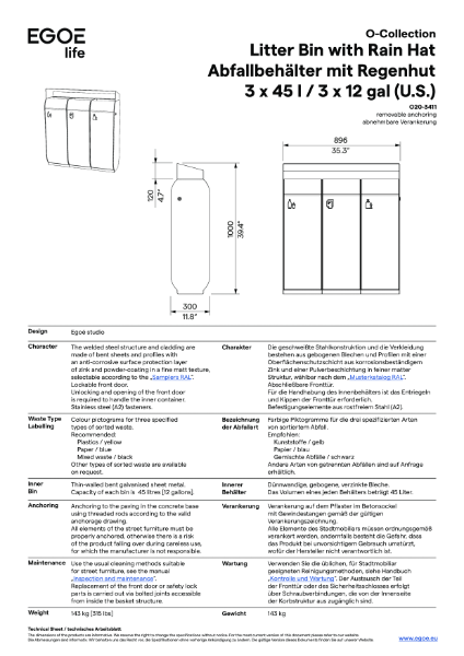 O20-3411 - Data Sheet