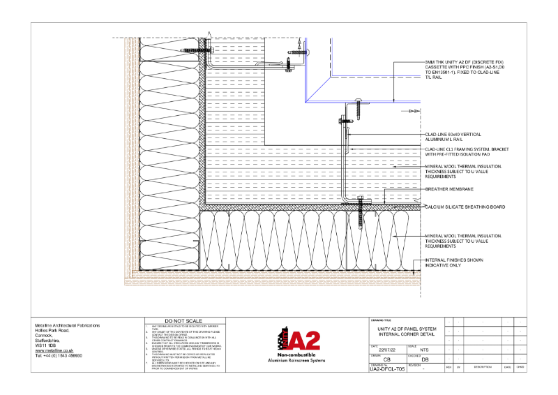 Unity A2 DF-05 Technical Drawing