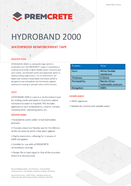 Hydroband 2000
