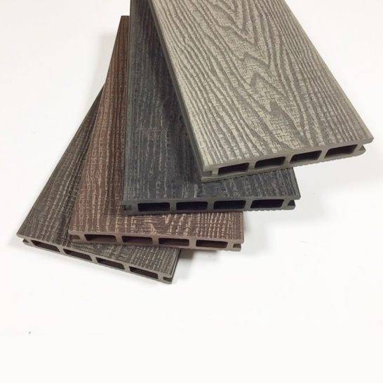 Wood-plastics composite deck boards