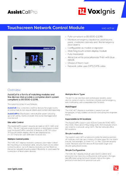 ViAC-ACT-W Datasheet rev1